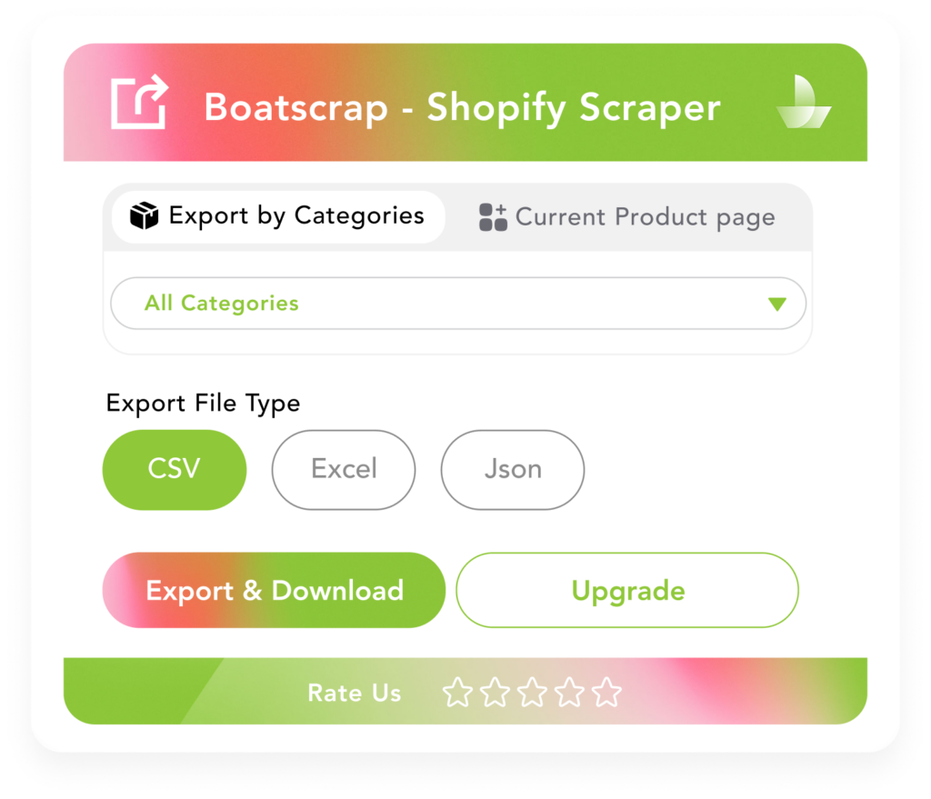 shopify scraper